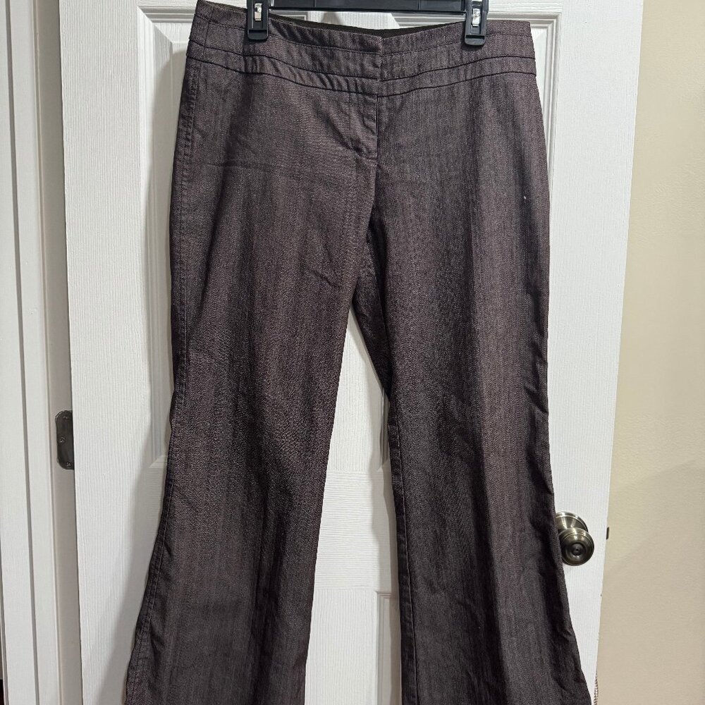 Flare mid-waist Trousers